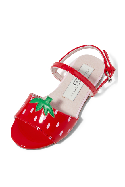 Kids Strawberry Buckle Sandals